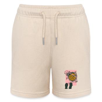 IM PILZWALD - Stanley/Stella Teenager Bio-Joggingshorts MINI BOLTER - Natur - Vorne