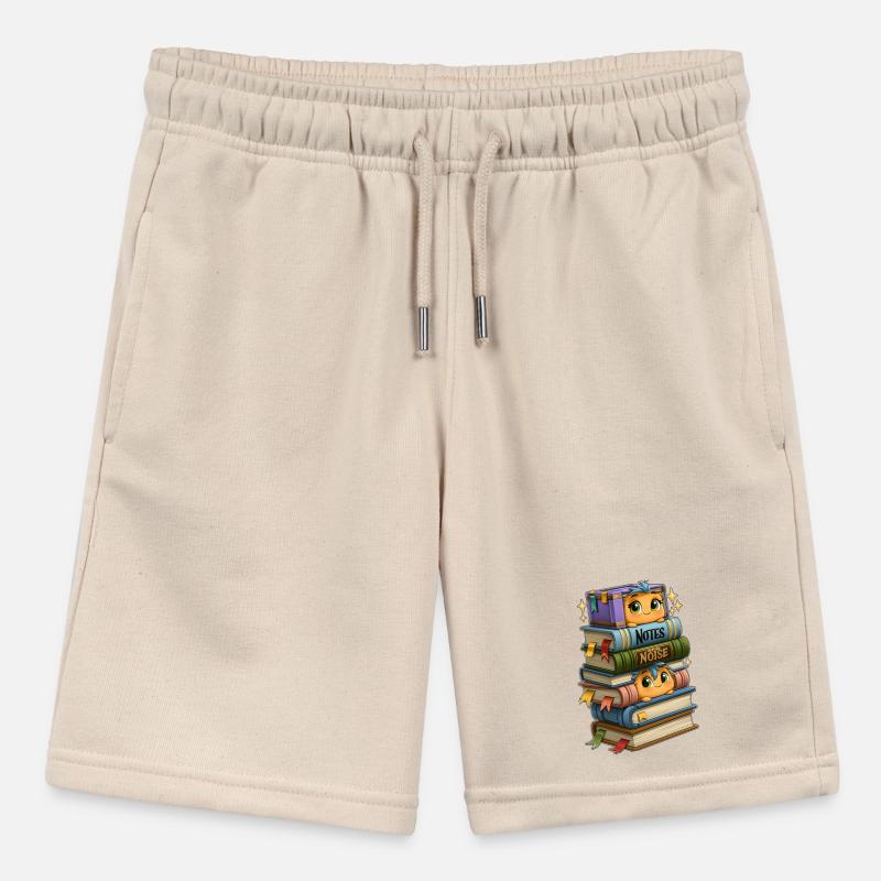 Book Stack with Birds Stanley/Stella MINI BOLTER Organic Teen Jogging Shorts