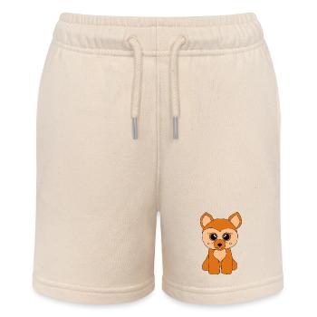 Kleiner süßer Fuchs - Stanley/Stella Teenager Bio-Joggingshorts MINI BOLTER - Natur - Vorne
