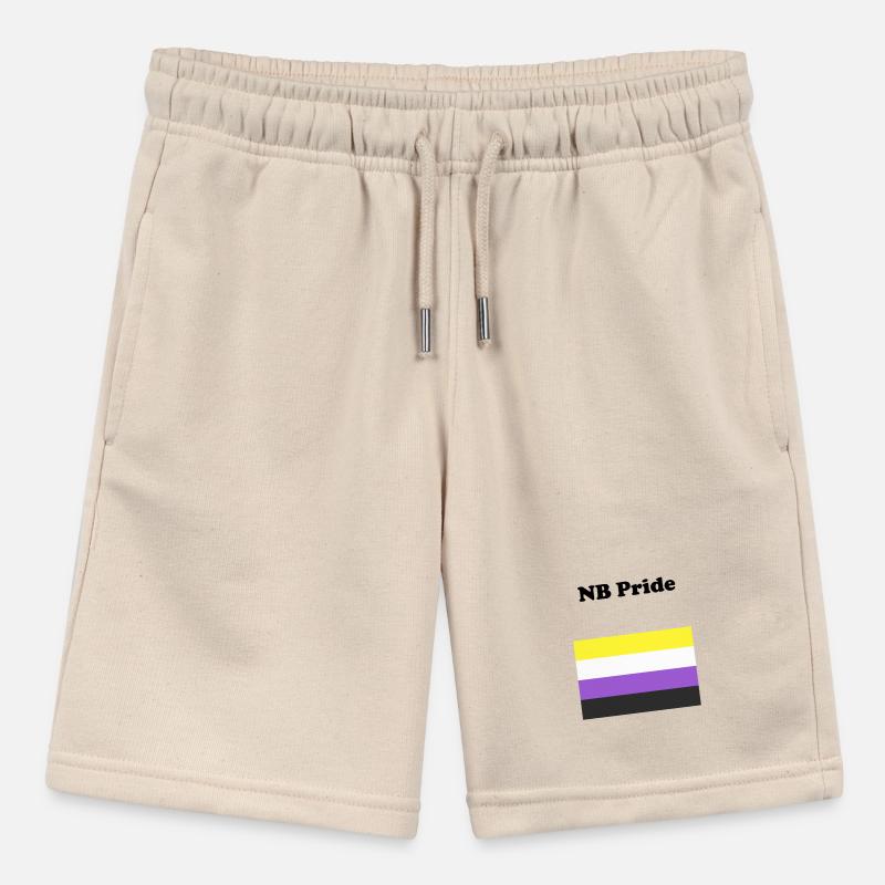 Non Binary NB Pride Stanley/Stella MINI BOLTER Organic Teen Jogging Shorts