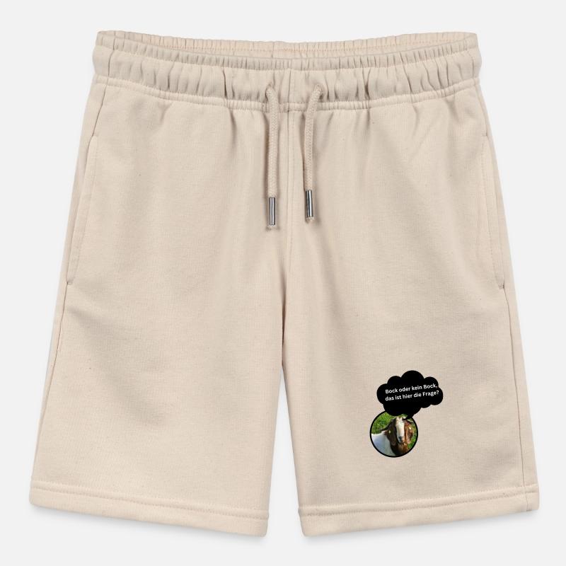 Fun Shirt "Bock oder kein Bock..." Stanley/Stella Teenager Bio-Joggingshorts MINI BOLTER