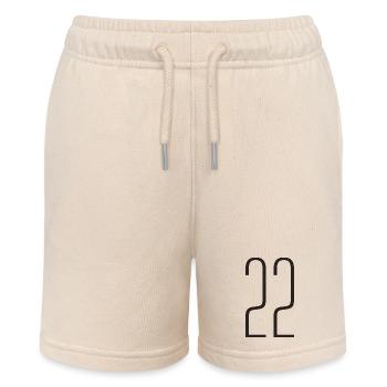 22 - Stanley/Stella MINI BOLTER Organic Teen Jogging Shorts - soft Ecru - Front