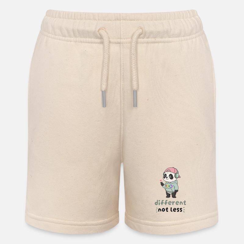 Différent, pas moins panda - Short bio MINI BOLTER Stanley/Stella Ado - écru doux