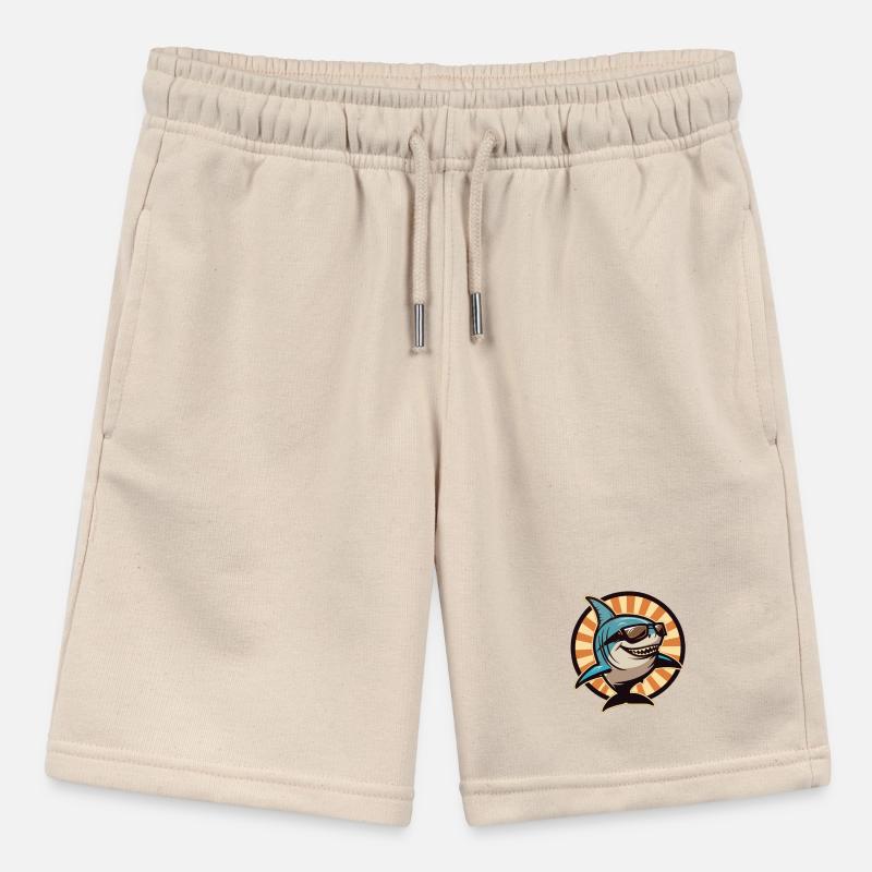 Shark Comic Cool Summer Stanley/Stella MINI BOLTER Organic Teen Jogging Shorts