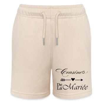 Cousin der Braut - Stanley/Stella Teenager Bio-Joggingshorts MINI BOLTER - Natur - Vorne