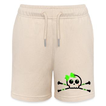 Cute Skull -Vert - Short bio MINI BOLTER Stanley/Stella Ado - écru doux - Devant