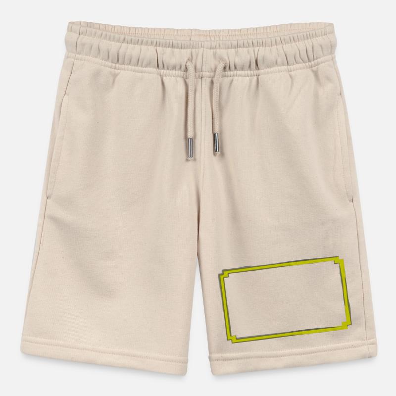 yellow-grey frame Stanley/Stella MINI BOLTER Organic Teen Jogging Shorts