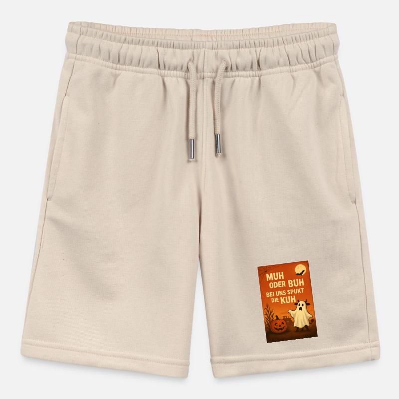 Spukkuh Halloween: MuH oder Buh Stanley/Stella Teenager Bio-Joggingshorts MINI BOLTER