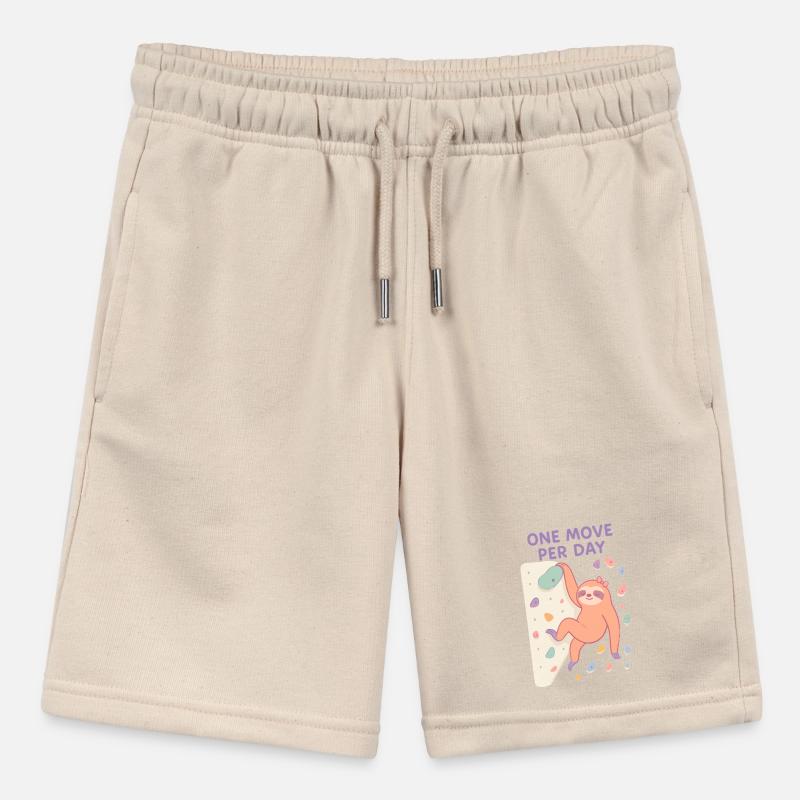 Faultier Bouldern: One Move Per Day Design Stanley/Stella Teenager Bio-Joggingshorts MINI BOLTER