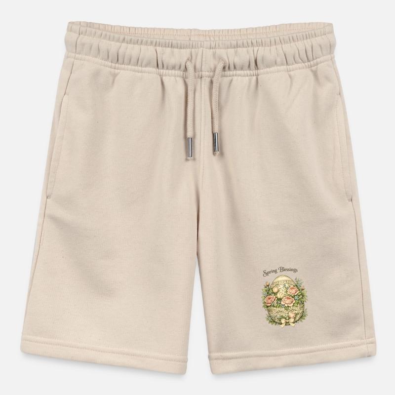 Spring Summer Easter Garden Stanley/Stella MINI BOLTER Organic Teen Jogging Shorts