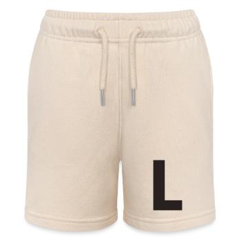 L - Stanley/Stella Teenager Bio-Joggingshorts MINI BOLTER - Natur - Vorne