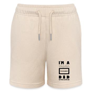 Ich bin ein Programmierer, Vater, nichts macht mir Angst - Stanley/Stella Teenager Bio-Joggingshorts MINI BOLTER - Natur - Vorne