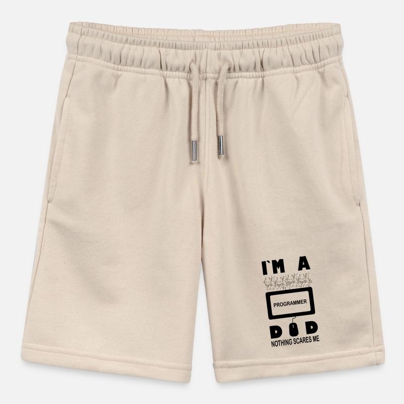 I m a Programmer Dad Nothing Scares Me Stanley/Stella MINI BOLTER Organic Teen Jogging Shorts