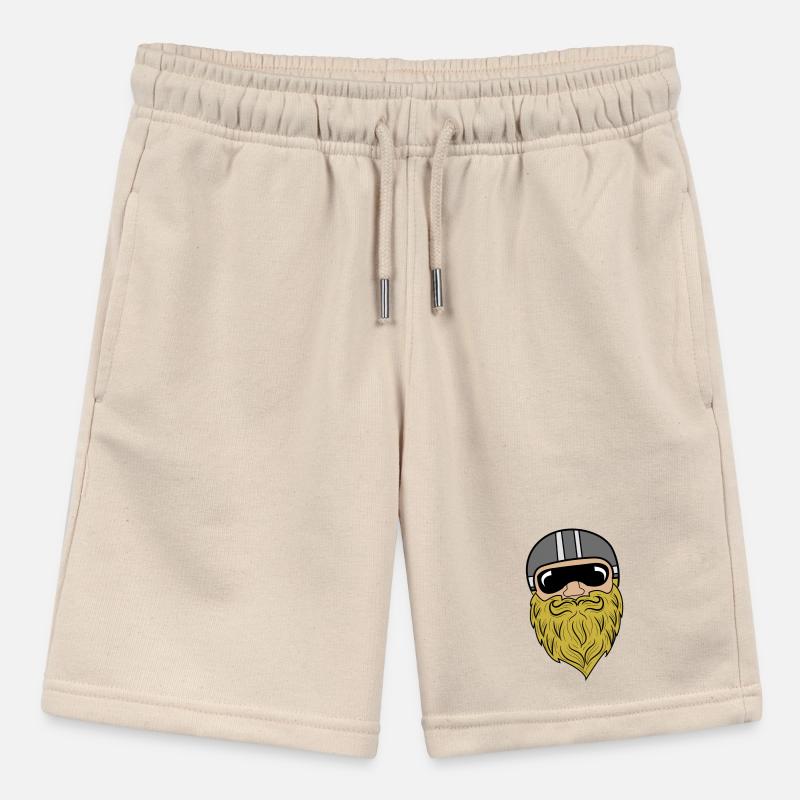 Bart Ziegenbart Bartfrisur Schnurrbart Bartträger Stanley/Stella Teenager Bio-Joggingshorts MINI BOLTER