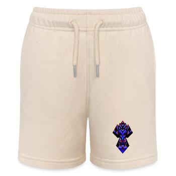 Error God, Black Sigil, Void Guardian - Stanley/Stella MINI BOLTER Organic Teen Jogging Shorts - soft Ecru - Front