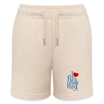 I love Regensburg ! - Stanley/Stella MINI BOLTER Organic Teen Jogging Shorts - soft Ecru - Front