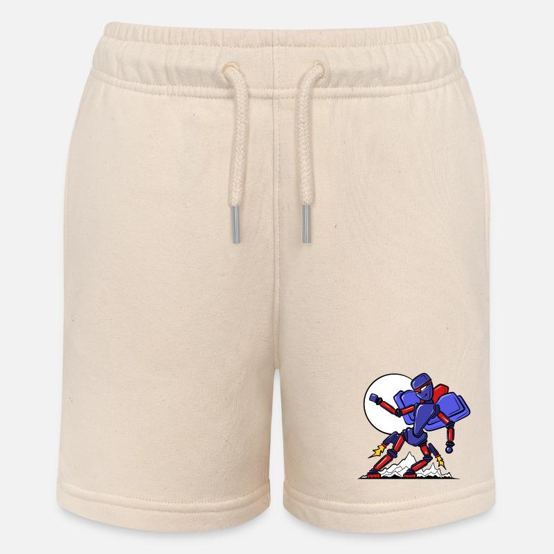 Robot en déplacement - Short bio MINI BOLTER Stanley/Stella Ado - écru doux