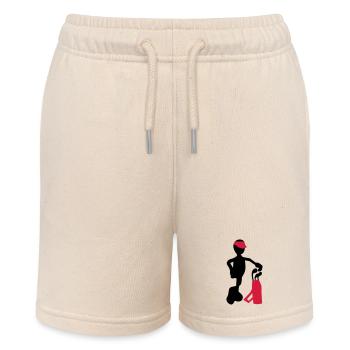 Golf - Stanley/Stella Teenager Bio-Joggingshorts MINI BOLTER - Natur - Vorne