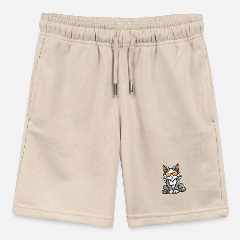 Katze Cool Comic Stanley/Stella Teenager Bio-Joggingshorts MINI BOLTER