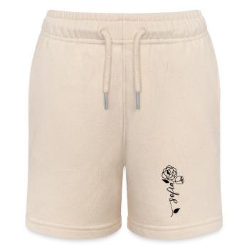 Sofia Name Vorname Namensblume - Stanley/Stella Teenager Bio-Joggingshorts MINI BOLTER - Natur - Vorne