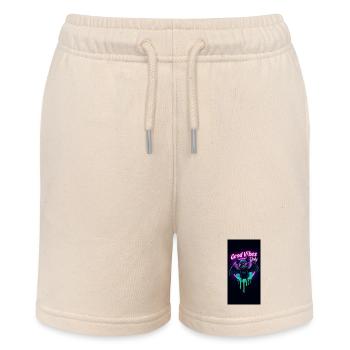 Neon Bat - Stanley/Stella Teenager Bio-Joggingshorts MINI BOLTER - Natur - Vorne