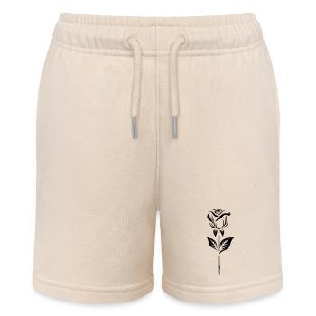 Conception simple d’un logo rose - Short bio MINI BOLTER Stanley/Stella Ado - écru doux - Devant