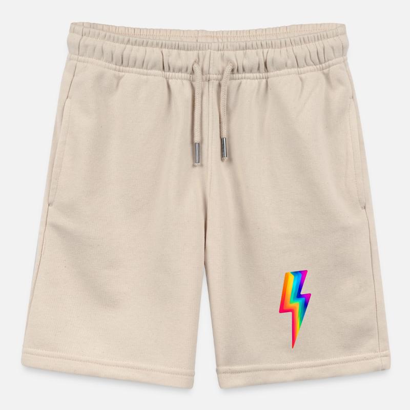 Rainbow Lightning Stanley/Stella MINI BOLTER Organic Teen Jogging Shorts