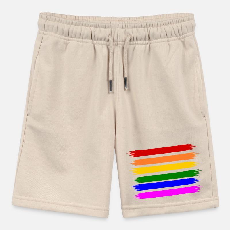 rainbow flag Stanley/Stella MINI BOLTER Organic Teen Jogging Shorts