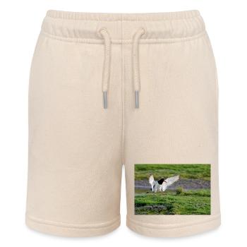 Oyster Catcher - Stanley/Stella MINI BOLTER Organic Teen Jogging Shorts - soft Ecru - Front