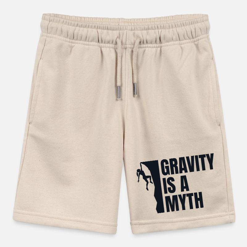 Gravity Is A Myth - Kletterer Geschenk Stanley/Stella Teenager Bio-Joggingshorts MINI BOLTER