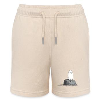 Sad Stone - Stanley/Stella Teenager Bio-Joggingshorts MINI BOLTER - Natur - Vorne