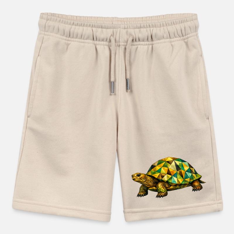 Geometric Turtle Stanley/Stella MINI BOLTER Organic Teen Jogging Shorts