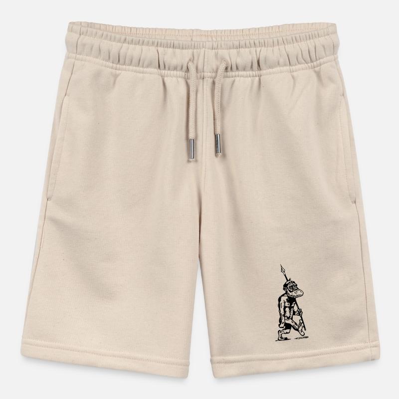 cave man Ancestor Great ape Evolution Stanley/Stella MINI BOLTER Organic Teen Jogging Shorts