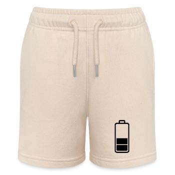 low battery - Stanley/Stella MINI BOLTER Organic Teen Jogging Shorts - soft Ecru - Front