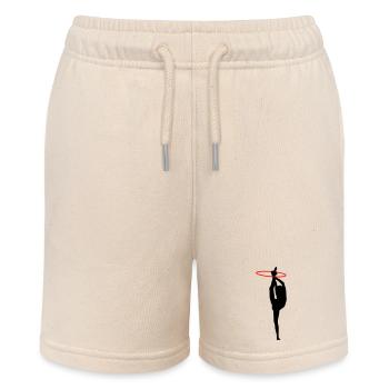 Gymnastics - Stanley/Stella MINI BOLTER Organic Teen Jogging Shorts - soft Ecru - Front