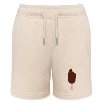 MAGNUM ice cream tshirt - Stanley/Stella MINI BOLTER Organic Teen Jogging Shorts - soft Ecru - Front