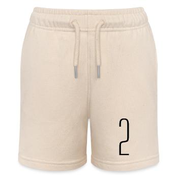 2 - Stanley/Stella MINI BOLTER Organic Teen Jogging Shorts - soft Ecru - Front