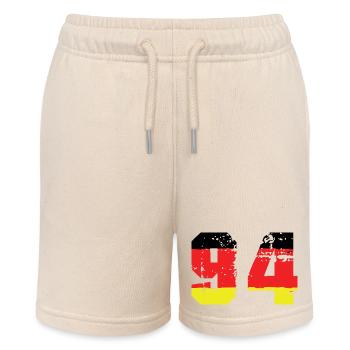 94 Number Germany Jersey - Stanley/Stella MINI BOLTER Organic Teen Jogging Shorts - soft Ecru - Front