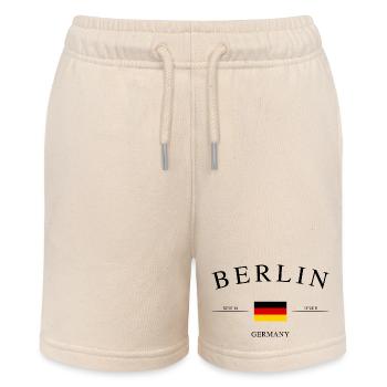 Berlin Deutschland – Urlaub Souvenir & Geschenk - Stanley/Stella Teenager Bio-Joggingshorts MINI BOLTER - Natur - Vorne