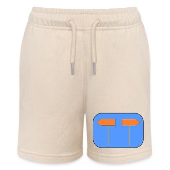 Hinweistafeln - Stanley/Stella Teenager Bio-Joggingshorts MINI BOLTER - Natur - Vorne
