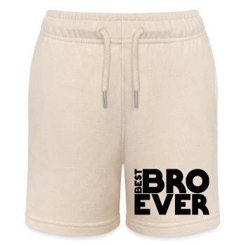 best BRO ever - Stanley/Stella MINI BOLTER Organic Teen Jogging Shorts - soft Ecru - Front