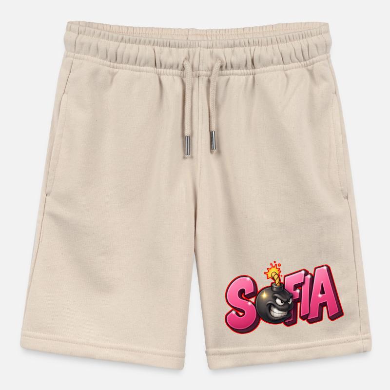Sofia Graffiti Name Bomb Graffité 3D Stanley/Stella Teenager Bio-Joggingshorts MINI BOLTER