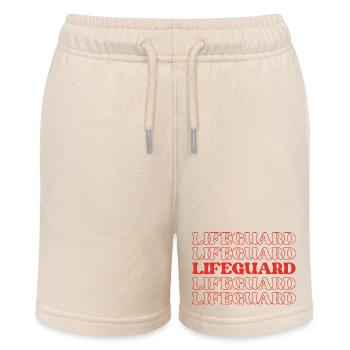 Lifeguard Water Safety Officer Pool Attendant - Stanley/Stella MINI BOLTER Organic Teen Jogging Shorts - soft Ecru - Front