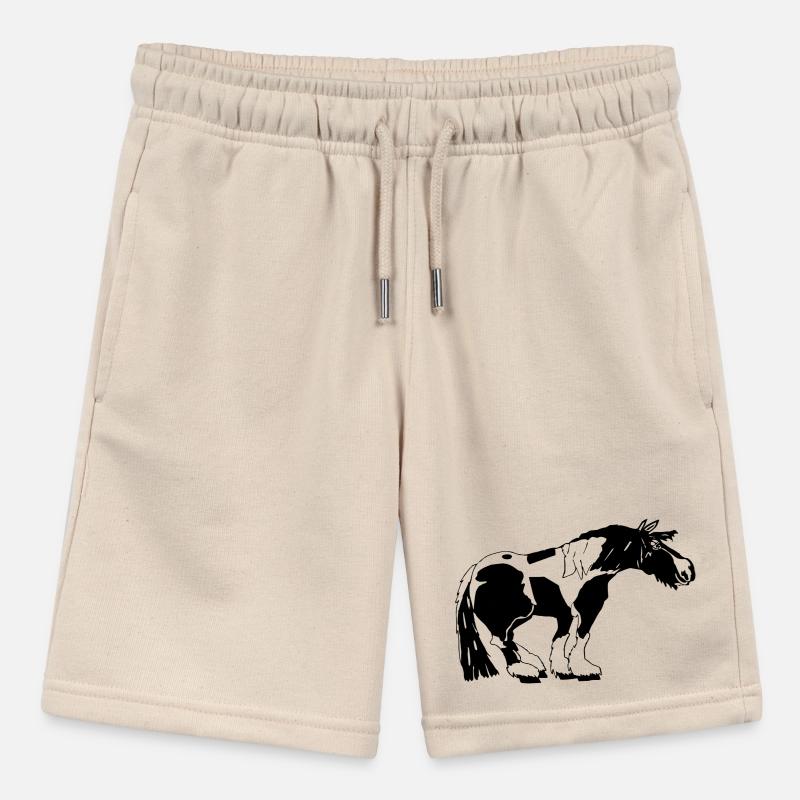 witziger Tinker , Tinker Schecke, Tinker reiten Stanley/Stella Teenager Bio-Joggingshorts MINI BOLTER