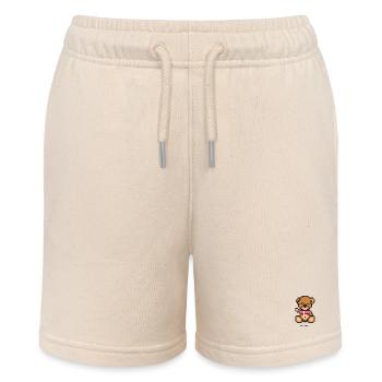 Pixel Bear Denmark - Stanley/Stella MINI BOLTER Organic Teen Jogging Shorts - soft Ecru - Front