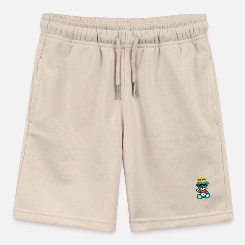 Pixel Bear King Stanley/Stella MINI BOLTER Organic Teen Jogging Shorts
