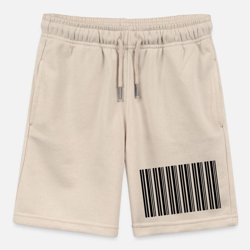Barcode Strichcode Nerd IT Technik Design Stanley/Stella Teenager Bio-Joggingshorts MINI BOLTER