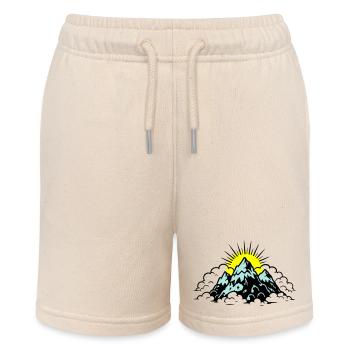 Berge Alpen Natur - Stanley/Stella Teenager Bio-Joggingshorts MINI BOLTER - Natur - Vorne