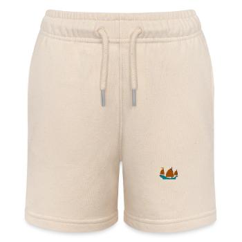 Sailing ship - Stanley/Stella Teenager Bio-Joggingshorts MINI BOLTER - Natur - Vorne
