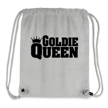 GOLDIE QUEEN Golden Retriever - Stanley/Stella recycelter Gym Bag - Grau meliert - Vorne